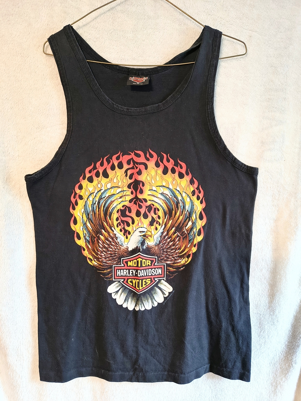 Vintage 1990 Harley Davidson Las Vegas Tank Top Medium